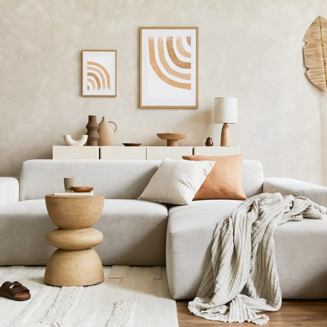 KTKDE 5x7 Picture frame Set of 2,4x6 with mat 5x7 without Mat,Modern Style Wood Composite Frame, Real Glass, Studio Gallery 5x7 frame Wall Mount and Tabletop Display Family Friends Wedding Ideal Gift KTKDE