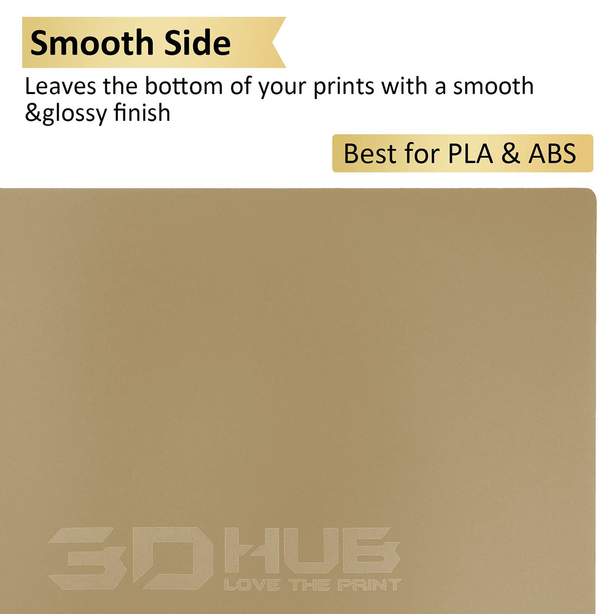 PEI Spring Steel Bed with Magnetic Sheet for Edner 3 pro/Ender 3 v2/S1,Ender 5 3D Printer,235mm*235mm (235-235, Smooth & Textured PEI) 3DHUB