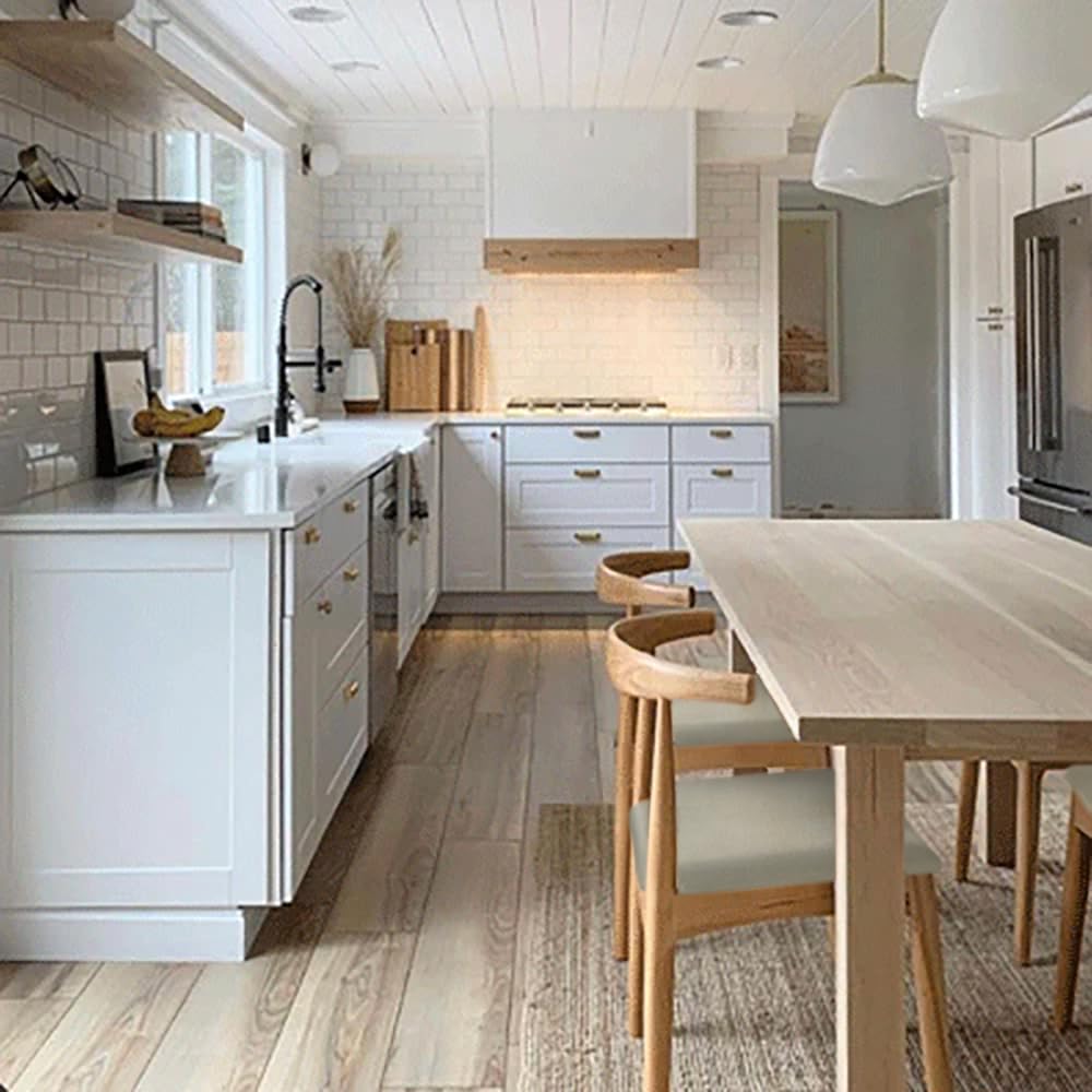 2xhome Mid Century Modern Farrmhouse Solid Wood Wooden Dining Chairs with Cane Back Begie Cushion Padded Seat for Kitchen Bedroom Commerical Natural Beige, Single, Set of 1 2xhome