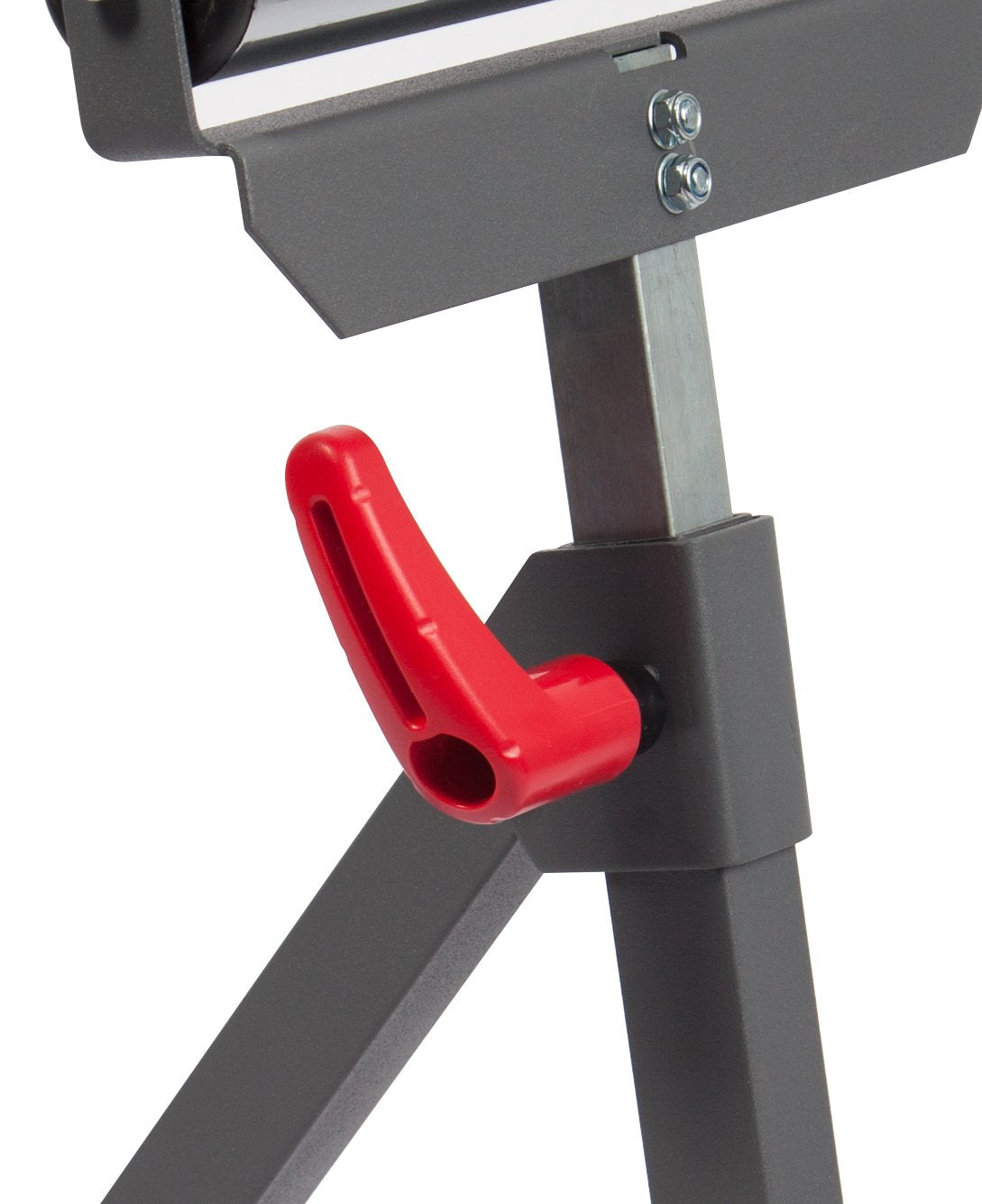 PROTOCOL Equipment Single Roller Stand Workstation Support, Durable Steel Construction, Adjustable Height, Foldable for Portability, 132 lb. Capacity Steelman