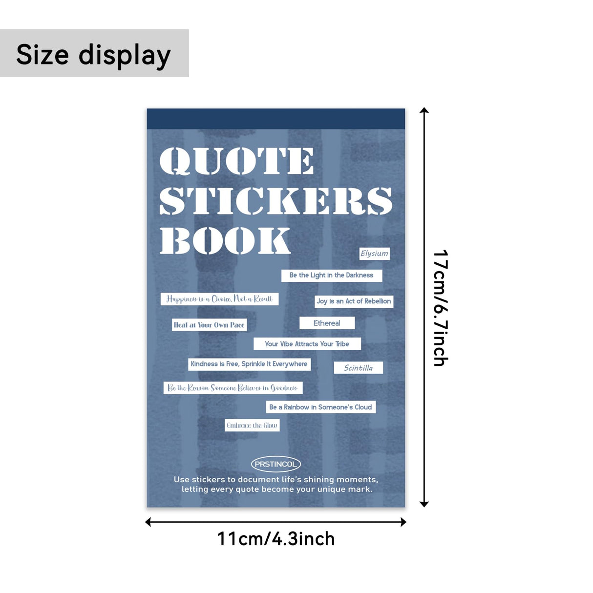 PRSTINCOL 2346PCS Quote Stickers,48 Sheets Scrapbook Supplies Kit Word Stickers for Journaling, Card Making, Vision Board Supplies for Adults Crafting PRSTINCOL