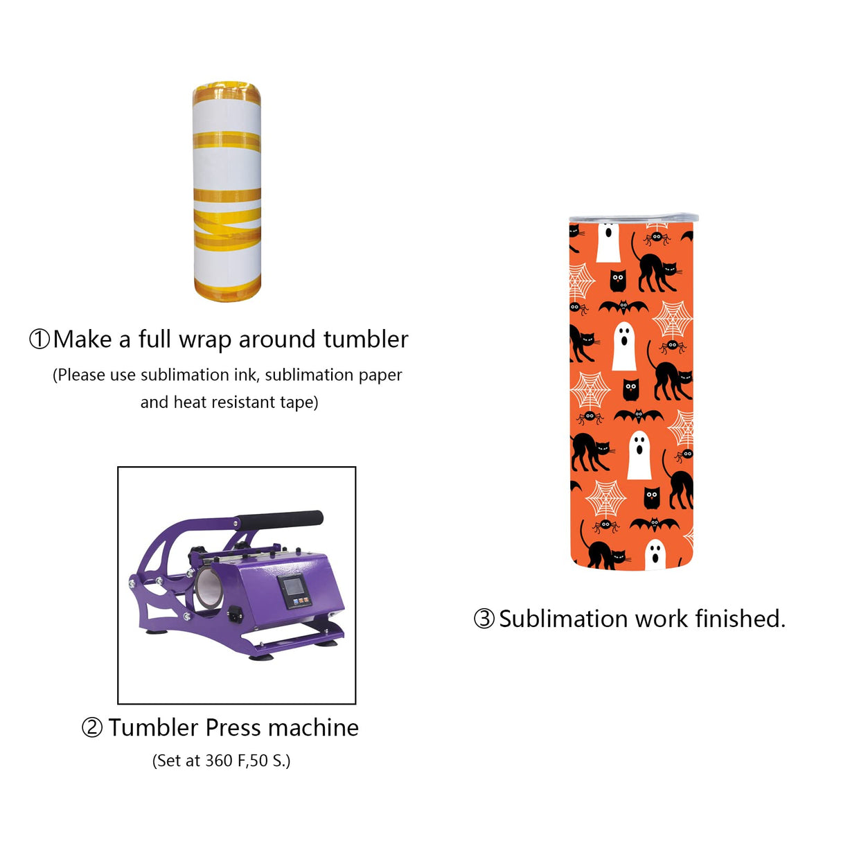 24 Pack Sublimation Tumblers Bulk 20 oz Skinny Straight, Sublimation Blanks Double Wall Stainless Steel Skinny Tumbler with Lid and Straw, Shrink Wrap Film, Individually Boxed, for Heat Press Machine Draheri