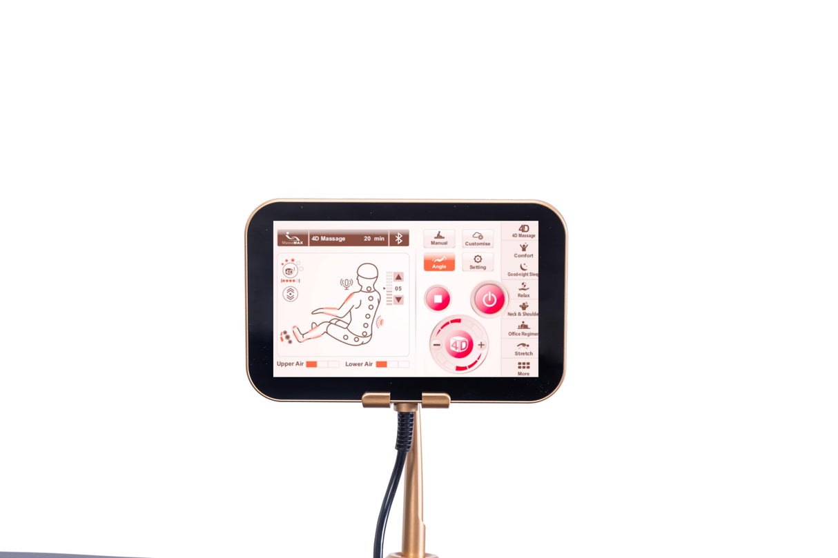 MassaMAX MT339 4D Massage Chair, Full Body Shiatsu Recliner with Auto Extendable Footrest, Zero Gravity, SL Track, Deep Yoga Stretch,15 Modes, AI Voice Control, Foot Rollers, and Heating (Magic Black) MassaMAX