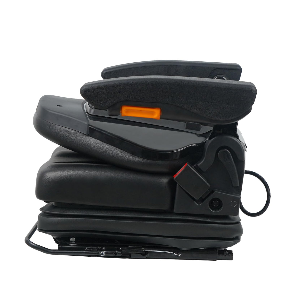 DSC Tractor Seats, TSKL10, Forklift and Tractor Suspension Seat with Adjustable Armrest and Document Bag. WoodArtSupply