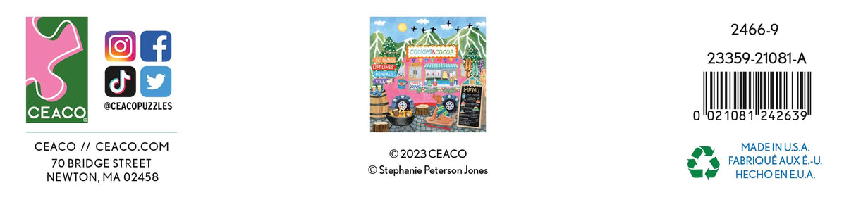 Ceaco - Food Trucks - Festive Food Truck II - 500 Piece Jigsaw Puzzle Ceaco