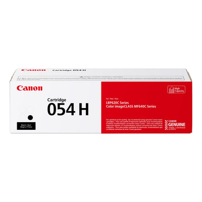 Canon Genuine Toner, Cartridge 054 Black, High Capacity (3028C001) 1 Pack Color imageCLASS MF641Cdw, MF642Cdw, MF644Cdw, LBP622Cdw Laser Printer, Black High Capacity