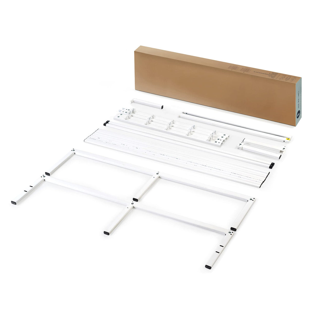 Best Price Mattress 14 Inch Metal Platform Bed Frame, Heavy Duty Steel Slats, White, Twin Best Price Mattress