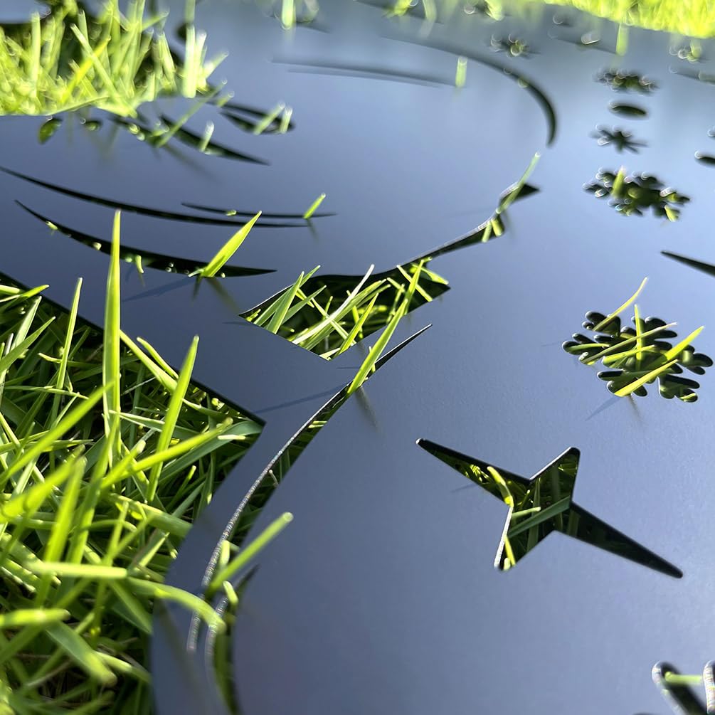 Doesen Metal Nativity Scene Outdoor Christmas Decorations, 17” Silhouette Outdoor Nativity Set, Weather Resistant Outside Yard Stakes for Yard Patio Lawn Garden Pathway Doesen