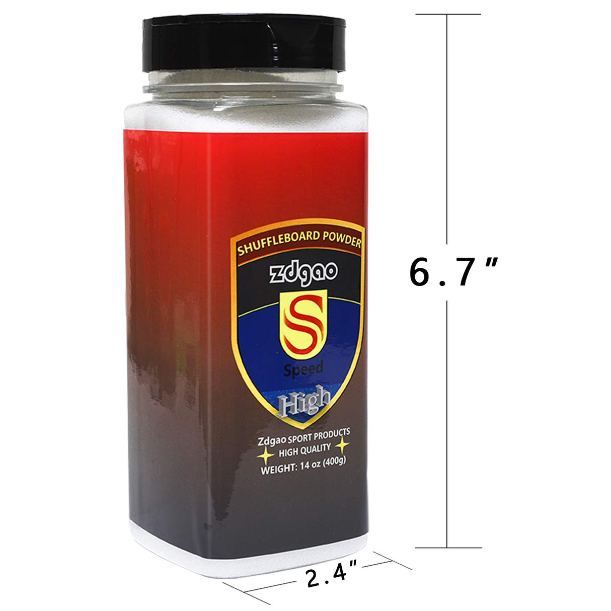 YDDS Shuffleboard Sand - Shuffleboard Wax with Mini Dustpan and Mini Brush, 2 Cans(2×14 oz) YDDS