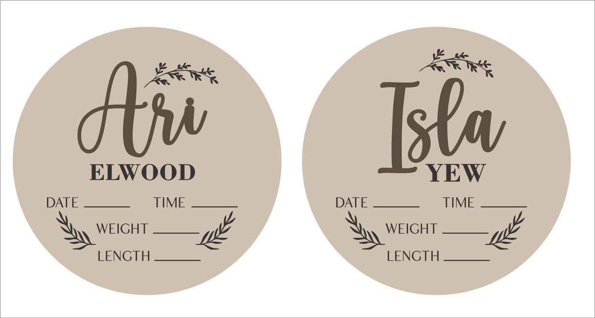 Personalized Baby Announcement Sign, Custom Baby Name, 3D Wood Baby Birth Stats Sign, Engraved Hospital Baby Sign, Newborn Gift, Newborn Baby, FranJohnsonHouse