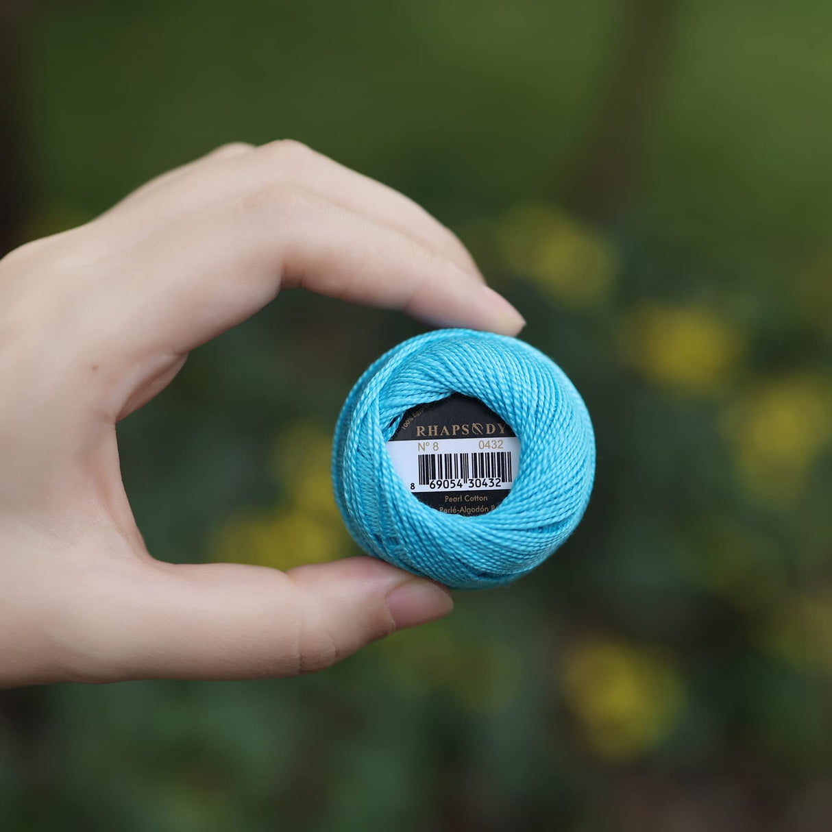 Rhapsody Pearl Cotton Thread Size 8 Crochet Thread Perle 12 Balls Set Hand Knitting, Embroidery, Sashiko, Cross-Stitch, Sewing, Needlepoint, DIY, Quilting (Set Persian Jewel) RHAPSODY
