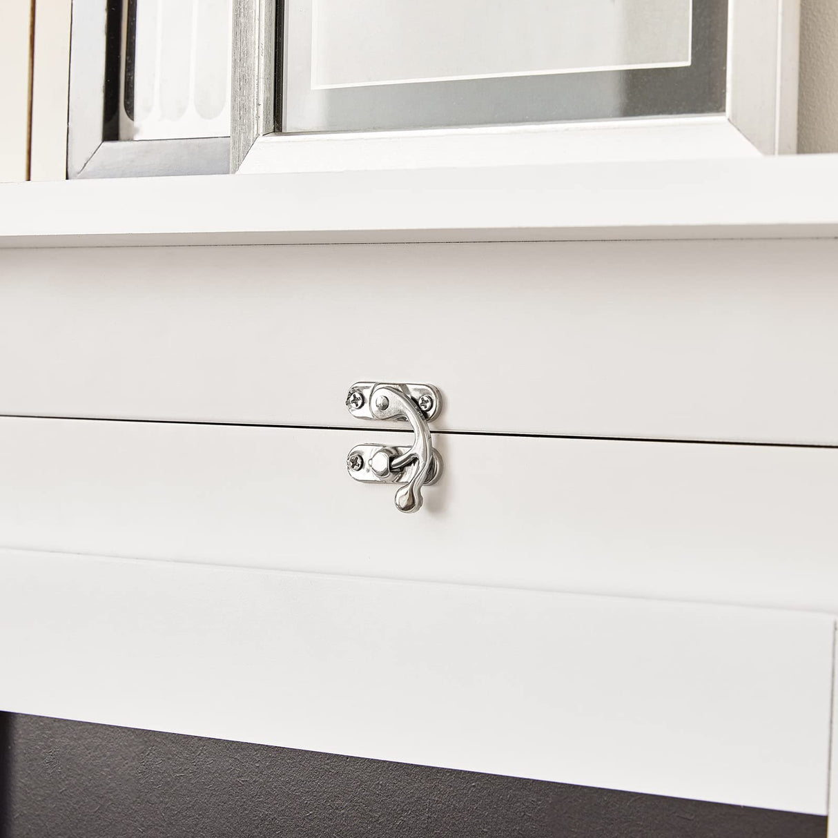 SoBuy Wall-Mounted Drop-Leaf Table, Folding Kitchen & Dining Table Desk, Children Table, White FWT20-W SoBuy