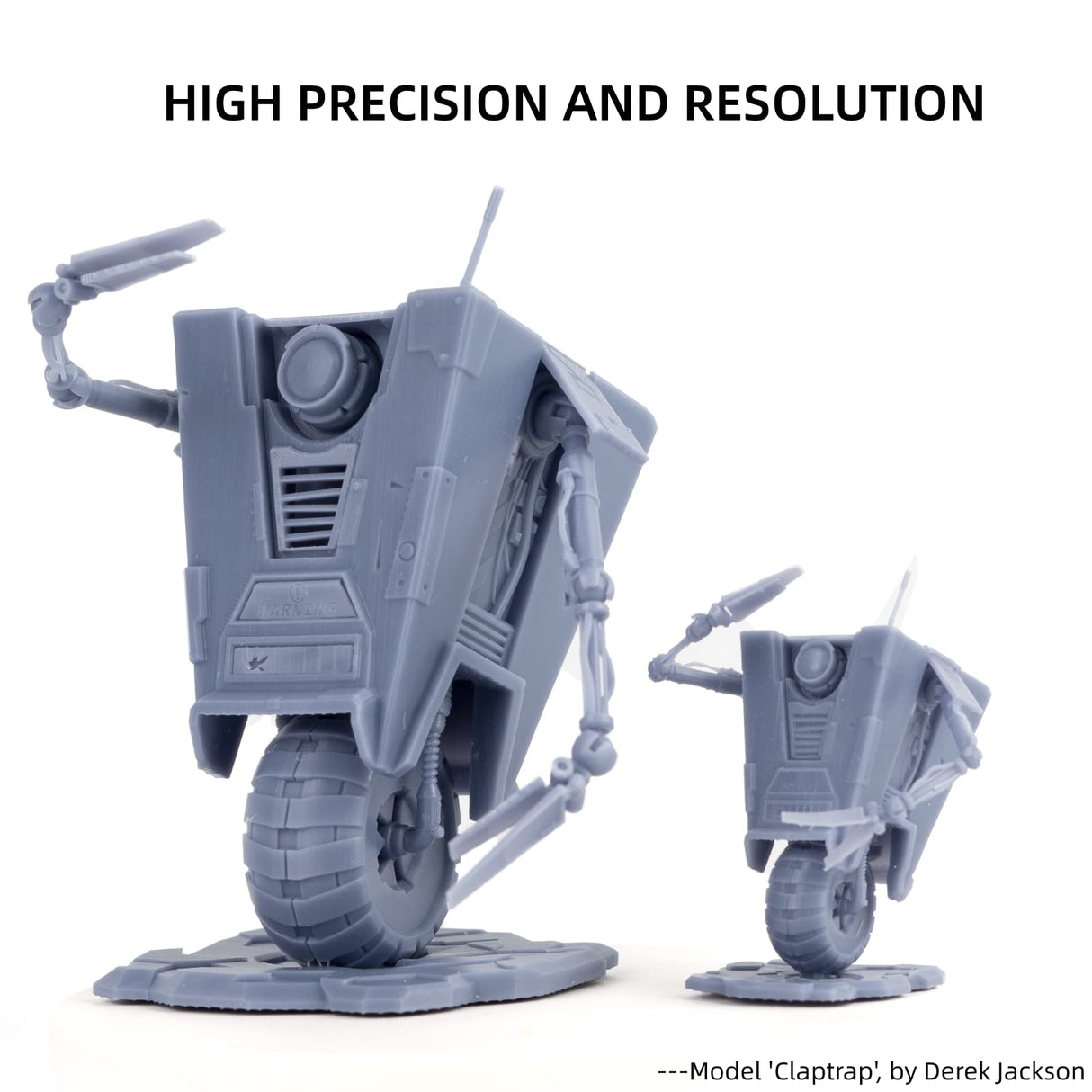 Siraya Tech Build 3D Printer Resin - High Precision Engineering Resin, Non-Brittle, Tappable, Low Warp & Shrink, for Detailed Models & Functional Parts and 8K LCD 3D Printers (Sonic Grey, 1kg) Siraya Tech