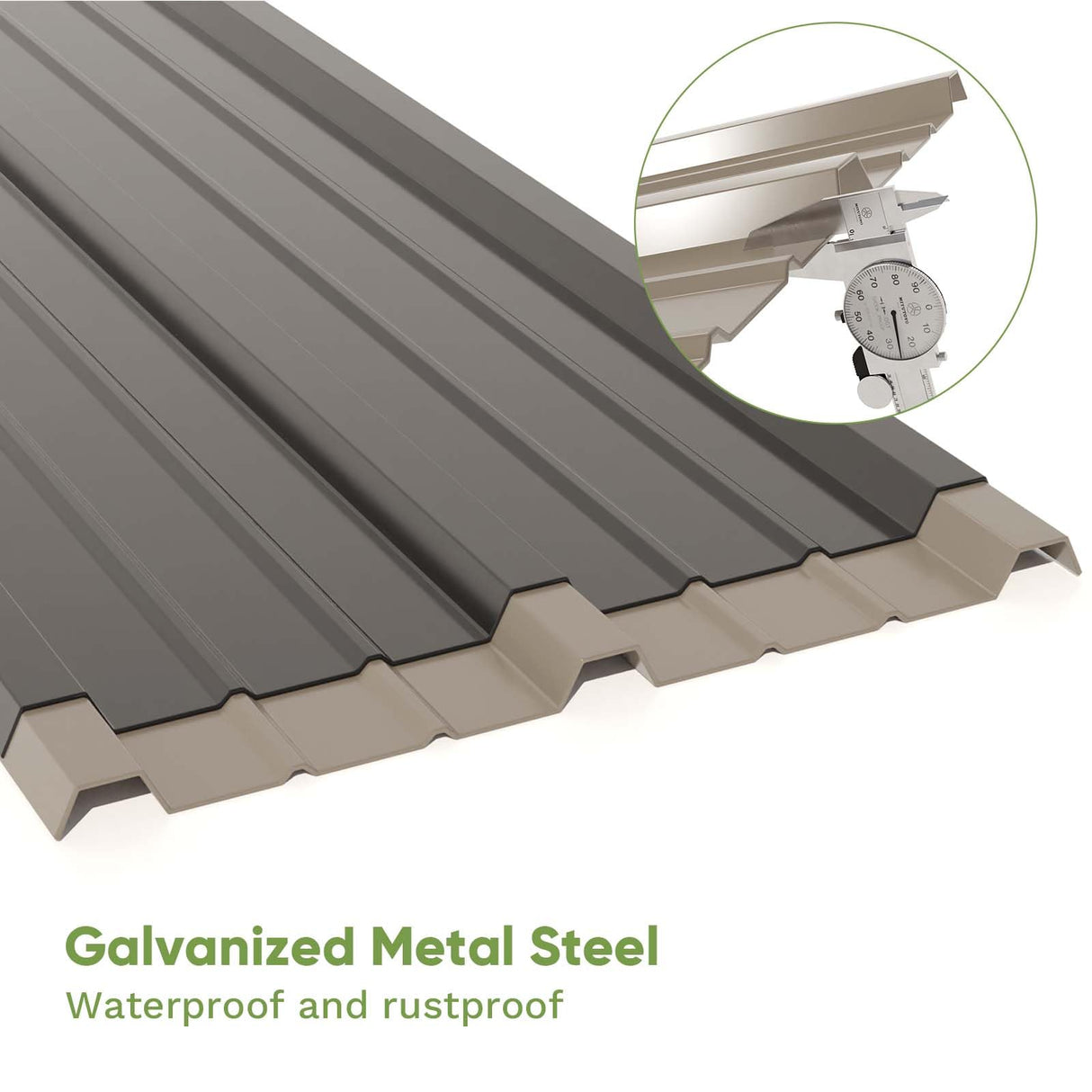 Patiowell 10 x 12 FT Metal Storage Shed for Outdoor, Steel Yard Shed with Design of Lockable Doors, Utility and Tool Storage for Garden, Backyard, Patio, Outside use Patiowell