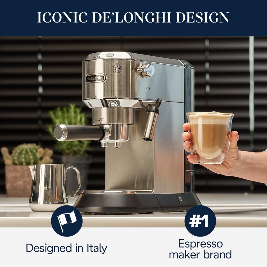 De'Longhi EC680M Espresso, Stainless Steel, Silver De'Longhi
