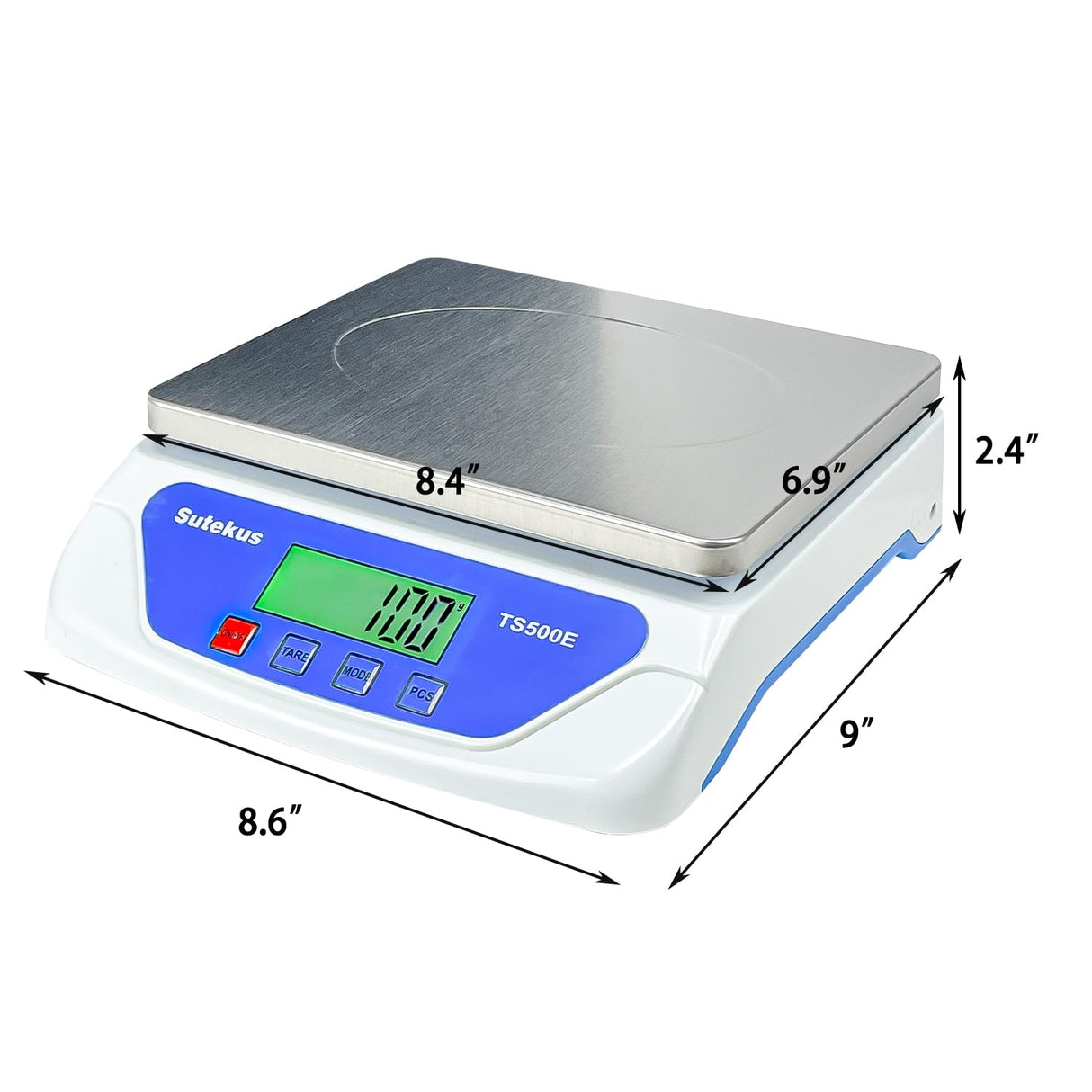 Sutekus Digital Scales 0.04oz to 55lbs - Precise Kitchen Scale for Cooking, Home & Postal Sutekus