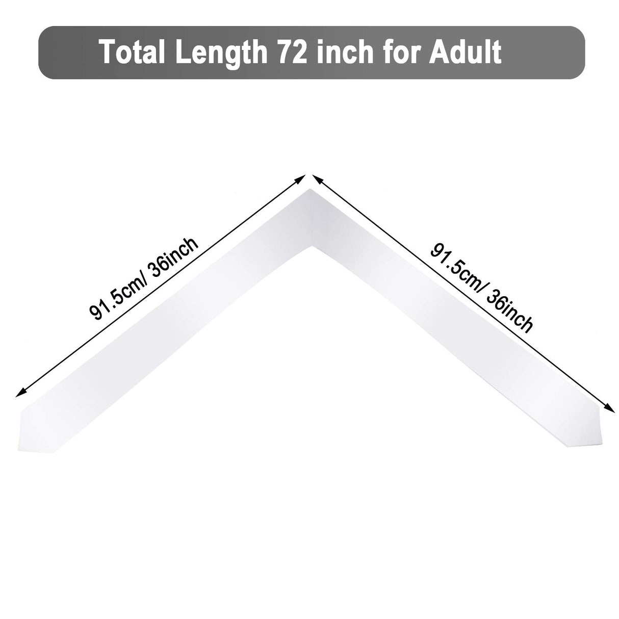 SATINIOR 5 Pieces 72 Inch Graduation Stole Sublimation Plain Honor Stole Blank Unisex Adult SATINIOR