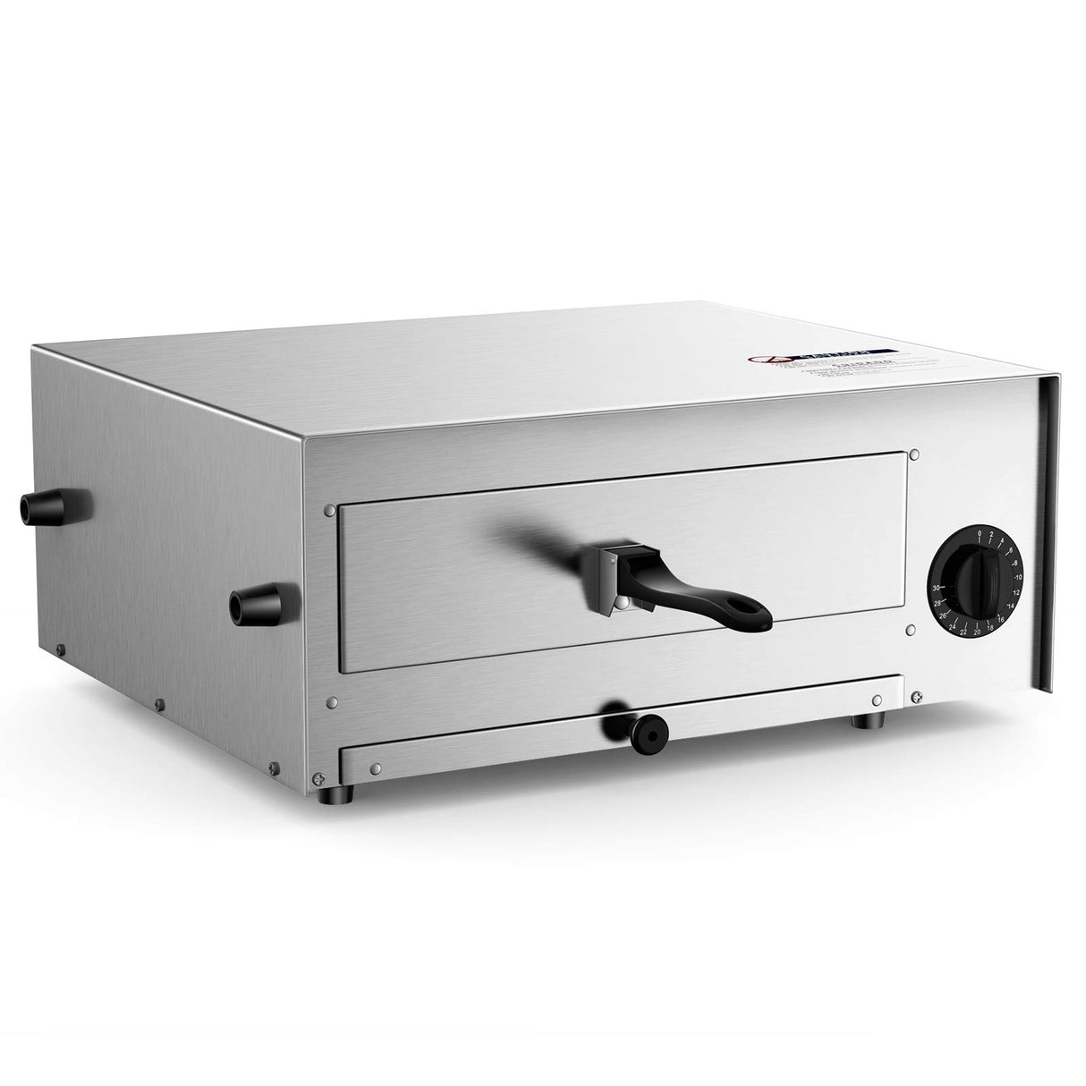 Giantex Pizza Bake Oven Kitchen Pizza Toaster Home Commercial Countertop Pizza Maker Stainless Steel Bake Pan with Handle and Removable Pizza Tray Giantex