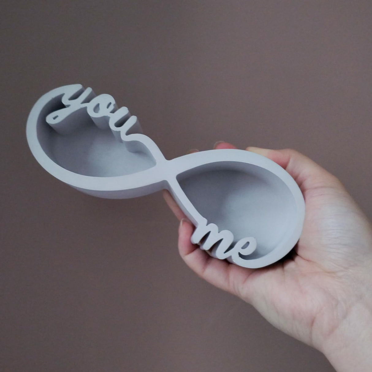 Japleed Love Candle Holder Silicone Molds, Couple Container Resin Concrete Molds, Epoxy Resin Casting Plaster Storage Jar Box Molds for Jewelry Holder Succulent Pot Valentine Decor japleed