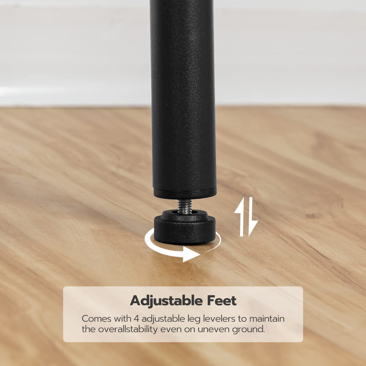 HOOBRO Bar Stools, Set of 2 Bar Chairs, Kitchen Round Height Stools with Footrest, Breakfast Bar Stools, Sturdy Steel Frame, for Dining Room, Kitchen, Party, Easy Assembly, Rustic Brown BF03BY01 HOOBRO