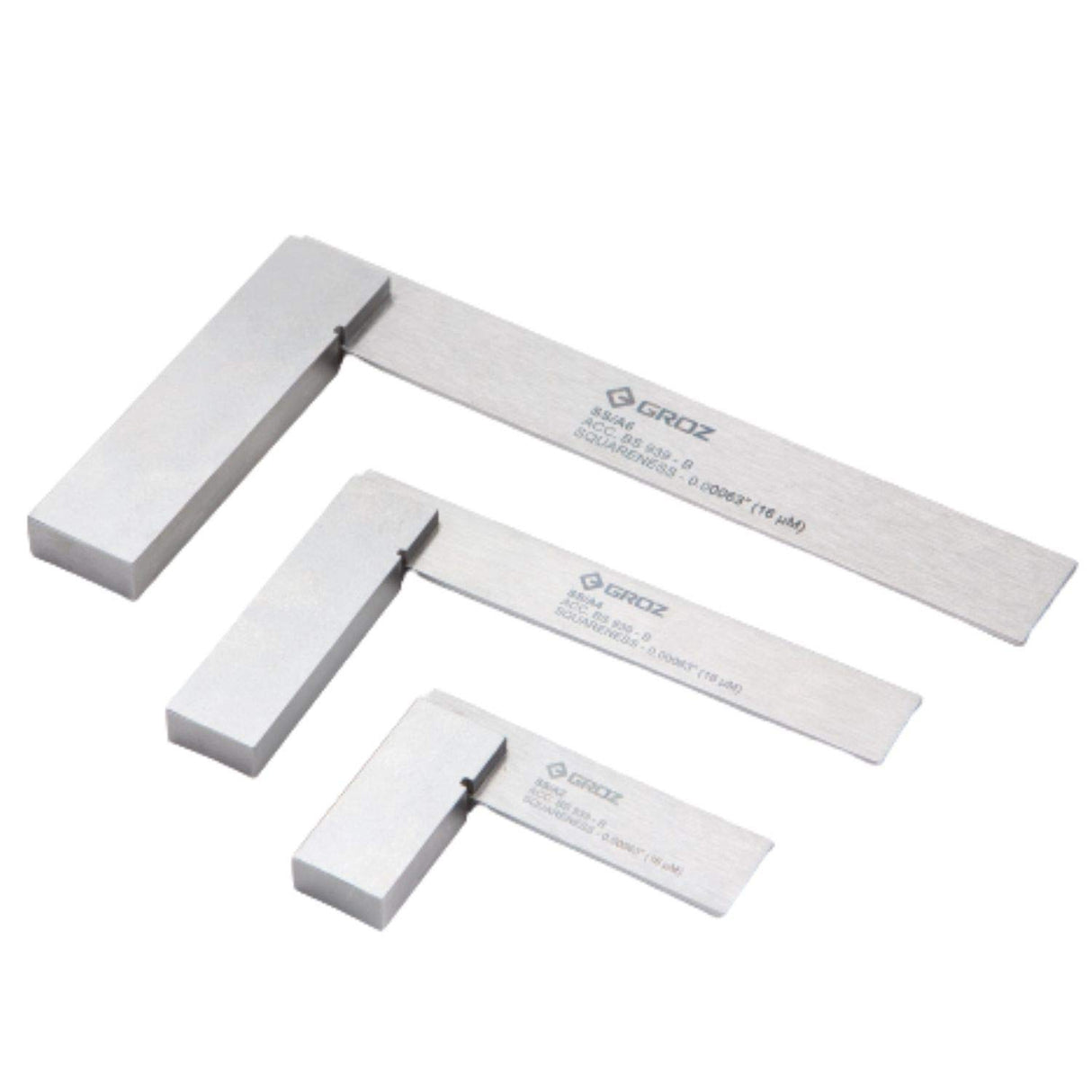 Groz 01012 Steel Square Set, 3 Piece Groz