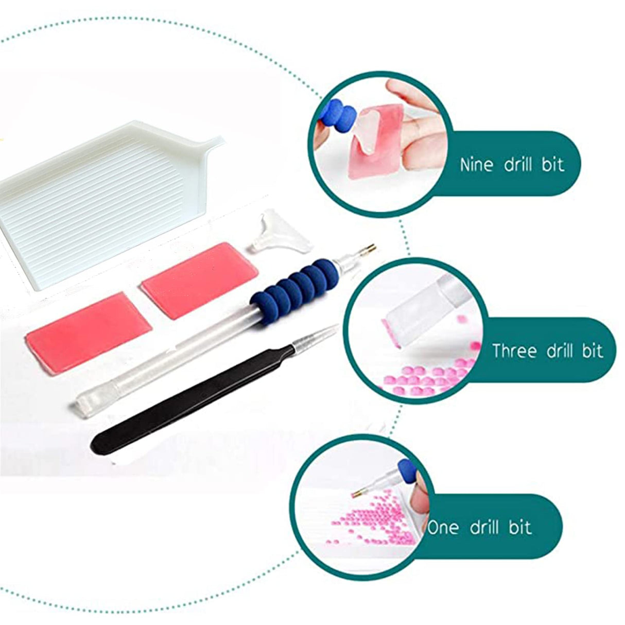 Huacan Diamond Painting Kits for Adults DIY 5D Full Square Drill Crystal Rhinestone Embroidery Pictures Arts Craft for Home Wall Decor (Mandala) Huacan