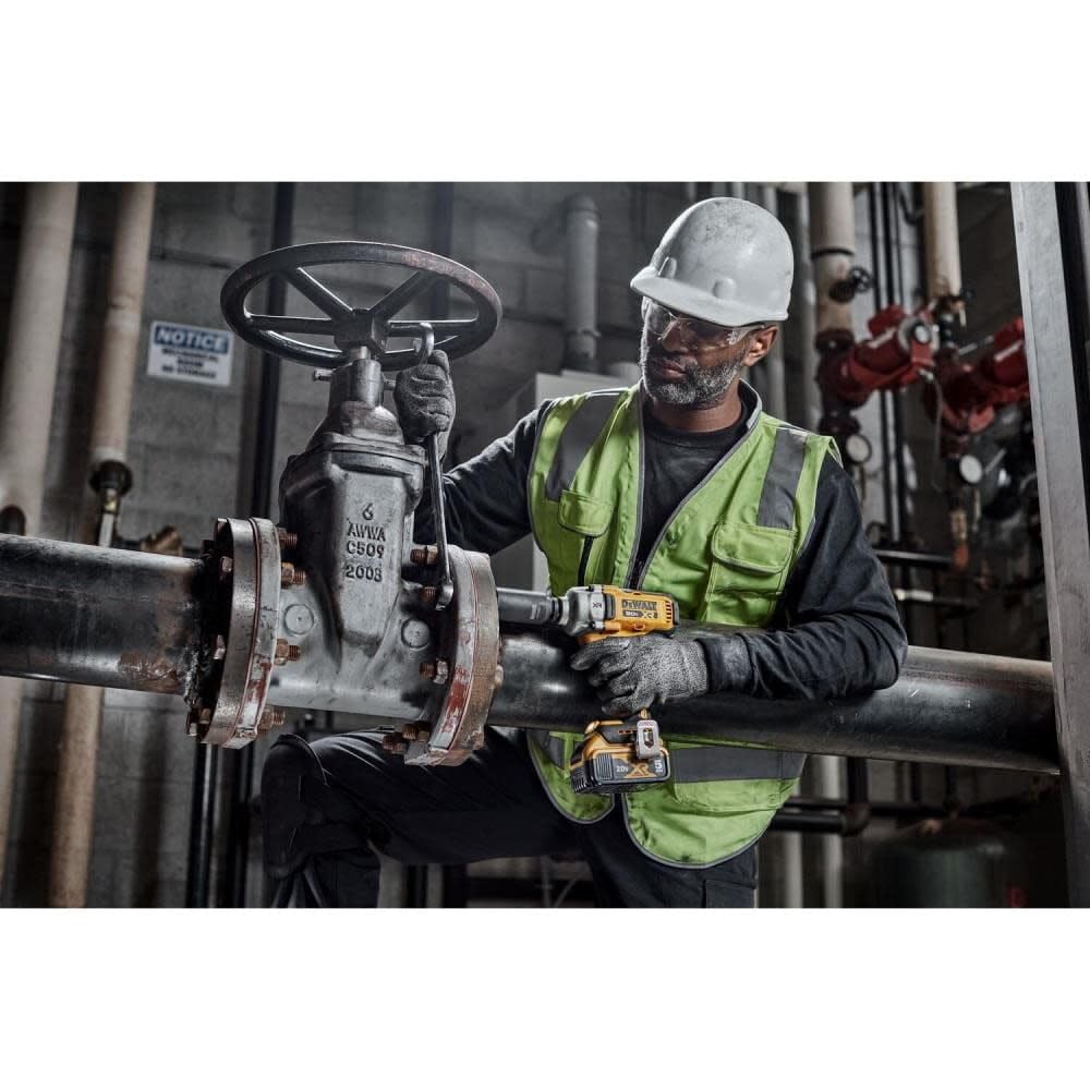 DEWALT 20V MAX Impact Wrench, Cordless, 1/2 inch, 2 Batteries and Charger Included (DCF891P2) DEWALT