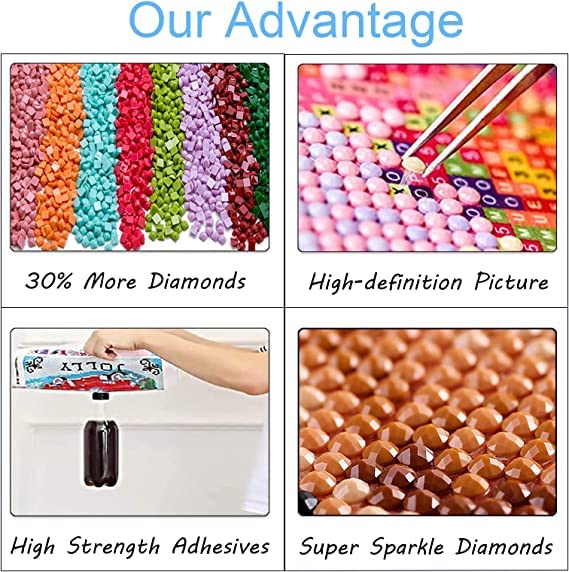 Diamond Art Painting Zodiac Gemini Star Signs Full Round Drill Embroidery Craft Art Kit Decoration Sets Mosaic Cross Stitch Kit DIY Paint of Rhinestones Diamond for Home Wall Decor 12x16Inch Generic