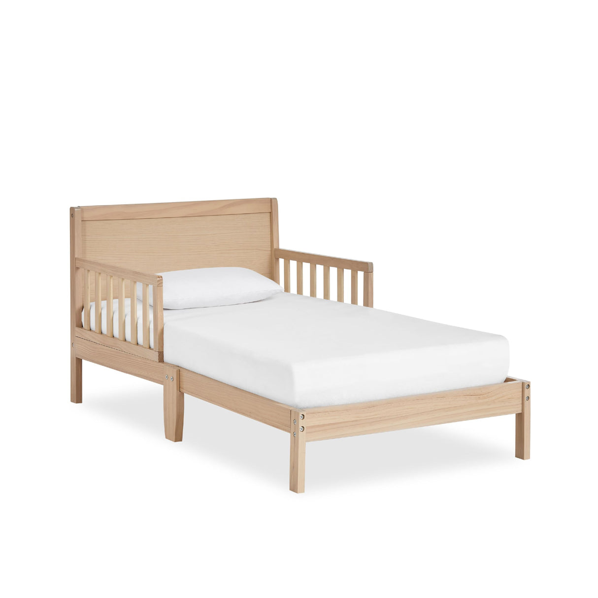 Dream On Me 648-VOAK Brookside Toddler Bed, 53x29x28 Inch (Pack of 1), Vintage White Oak Dream On Me