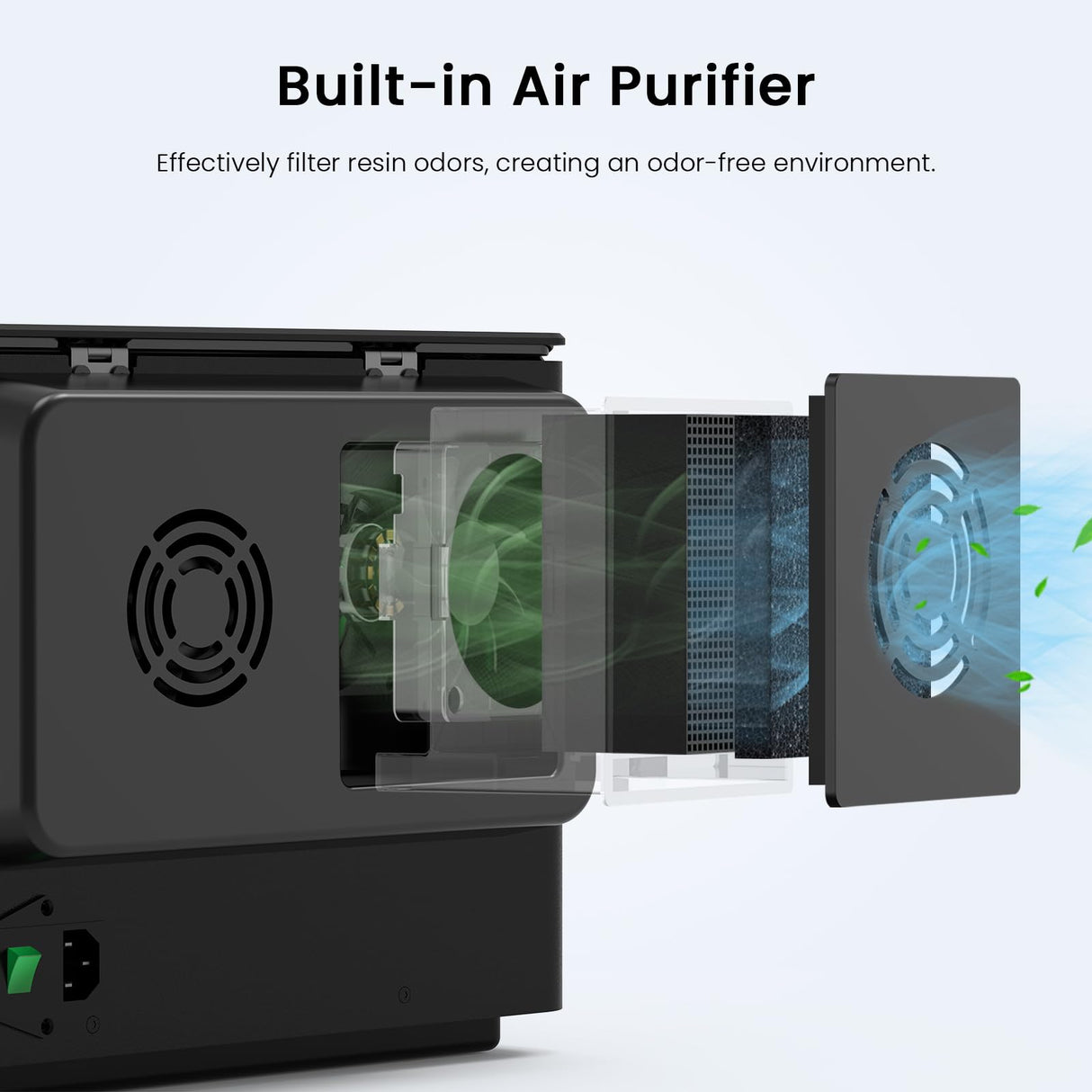 UniFormation Cure3 Curing Machine 405nm UV Resin Curing Station with 360° Turntable D282 x H162 mm Curing Box for GK3 Pro GK3 and Other Resin 3D Printers Within 10.3 inches Uniformation