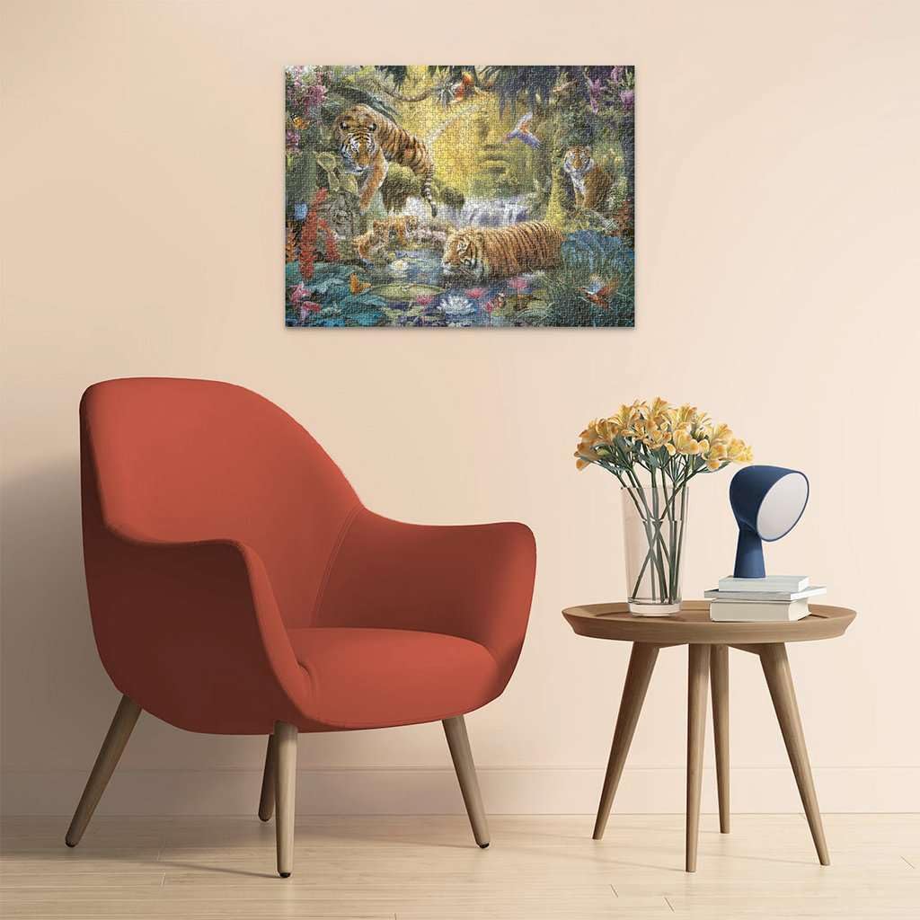 Ravensburger Tranquil Tigers 1500 Piece Jigsaw Puzzle for Adults - 12000696 - Handcrafted Tooling, Made in Germany, Every Piece Fits Together Perfectly Ravensburger