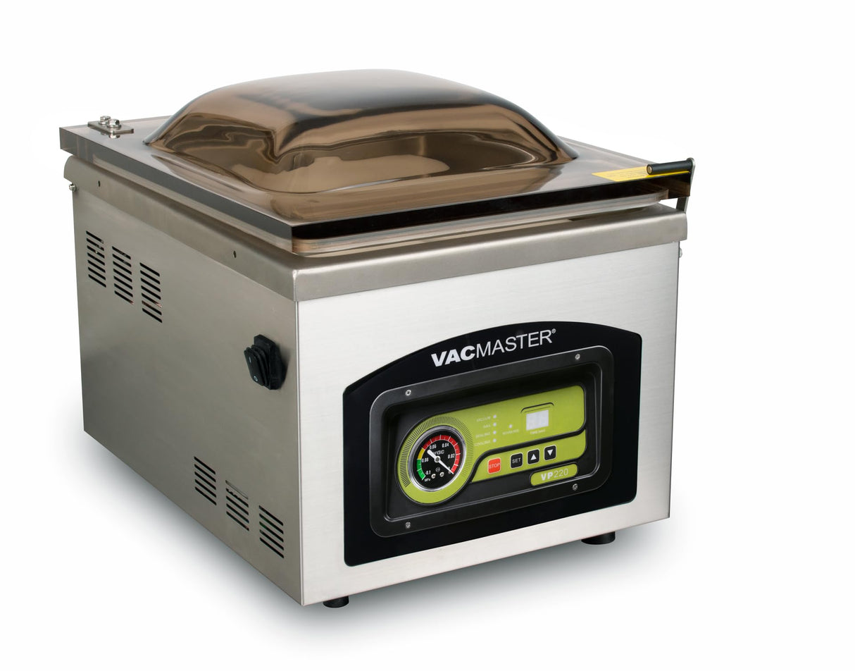 VacMaster VP220 Commercial Chamber Vacuum Sealer for Sous Vide, Liquids, Powders, Food Storage, 110V, Maintenance-Free Air Pump, Industrial Grade Vacuum Packaging Machine with 12.25” seal bar Vacmaster
