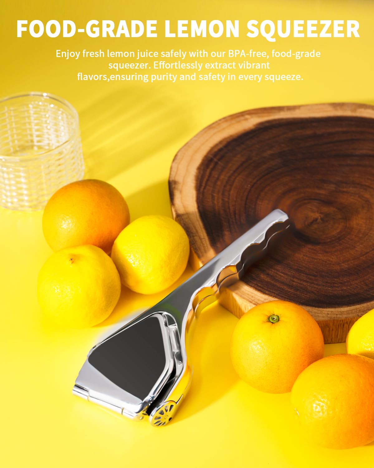Bagrox Lemon Squeezer, Stainless Steel Lemon Juicer, Manual Juicer for Lemon Citrus Lime Orange, Handheld citrus Squeezer Bagrox