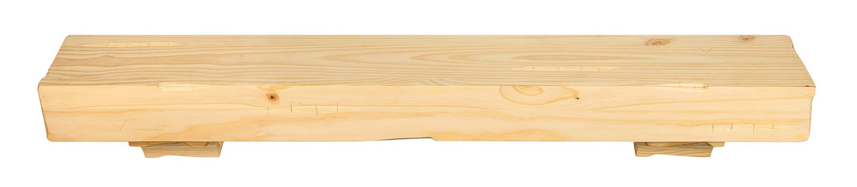 Pearl Mantels 412-48 Shenandoah Pine 48-Inch Fireplace Mantel Shelf, Unfinished Pearl Mantels