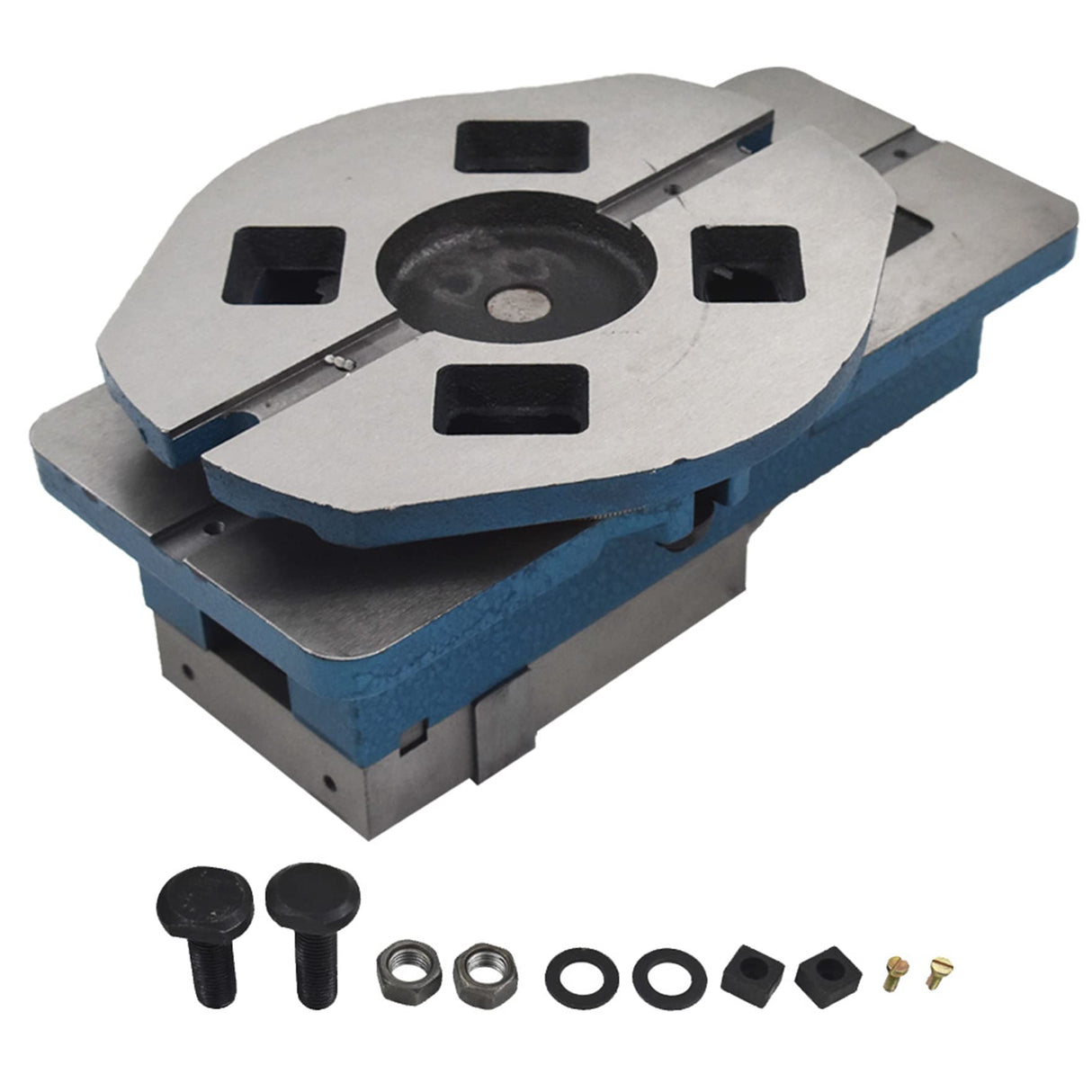 waltyotur 4 x 4-1/8 Precision Mill Vise Anti-Jaw Lifting W/Swivel Base, Lockdown CNC Milling Machine Vise With Base Clamp Vise for Milling Shaping waltyotur