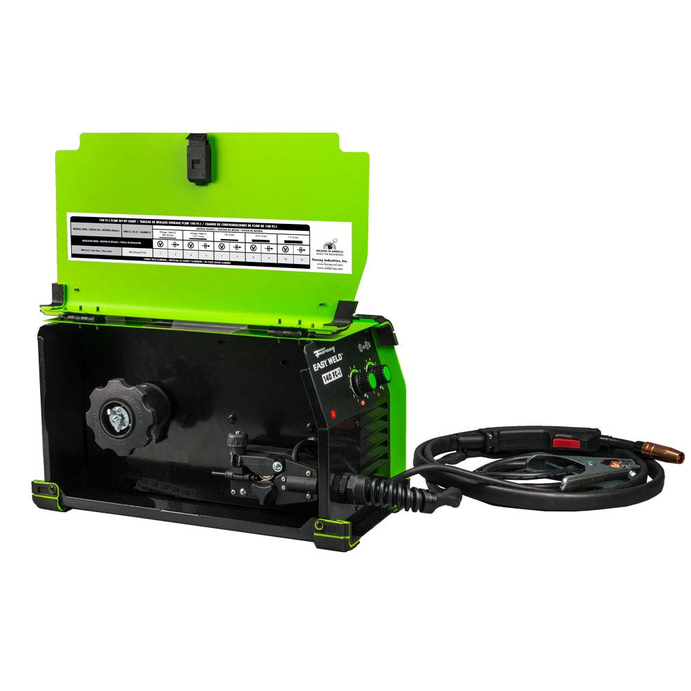 FORNEY Easy Weld 140 Amp 120-Volt Flux-Cored Wire Feed Welder (No Gas Needed) Forney