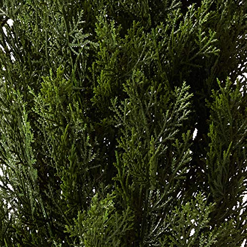 Nearly Natural 4FT Faux Cedar Tree, Outdoor Front Porch Décor, Faux Cedar Tree Pine Tree in Nursery Planter with UV Resistant Coating Nearly Natural