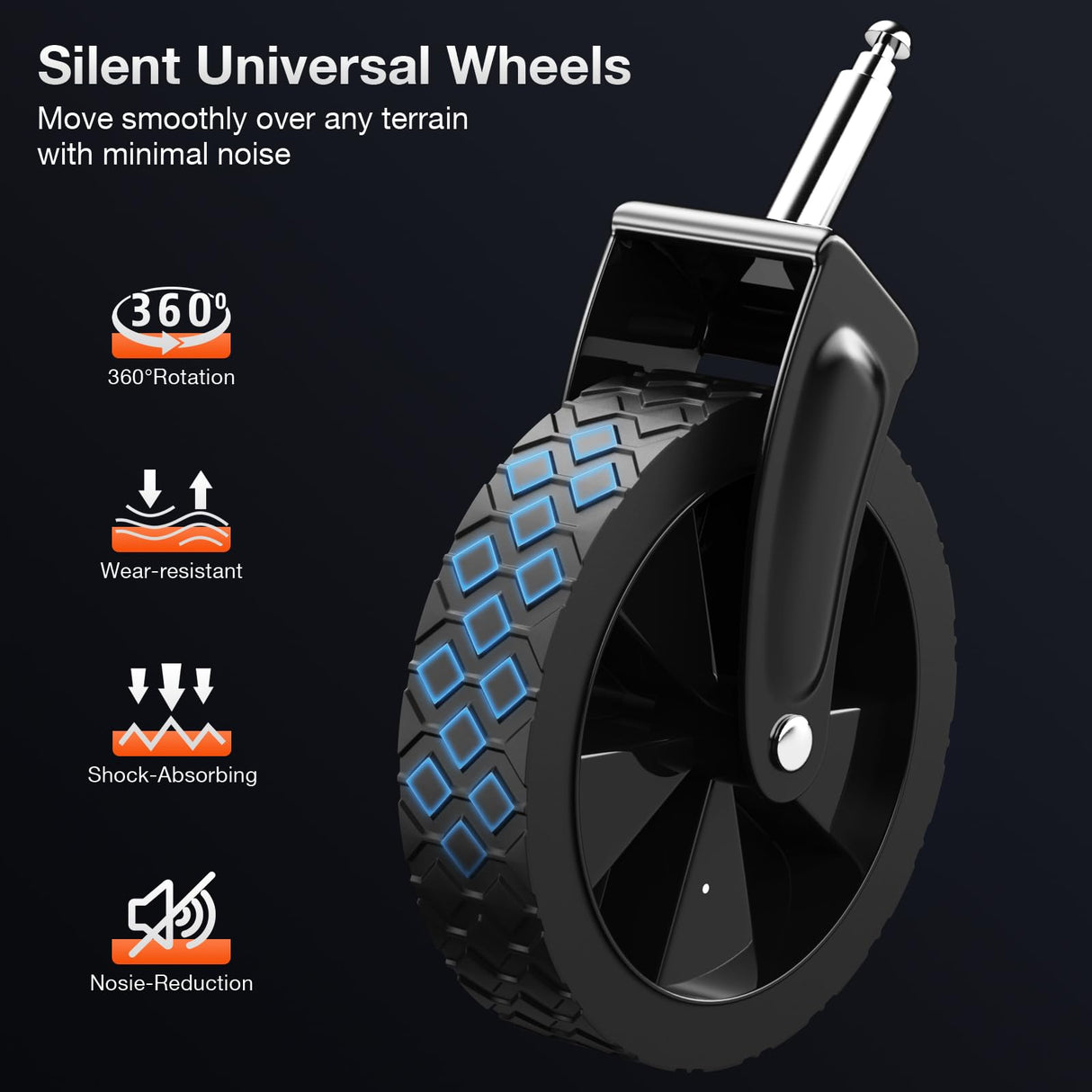 Nadonli Foldable Wagon with Wheels, Portable Heavy Duty Collapsible Beach Cart - Large Capacity Utility Wagon for Shopping, Sports, Camping,Garden,Grocery - Black Nadonli