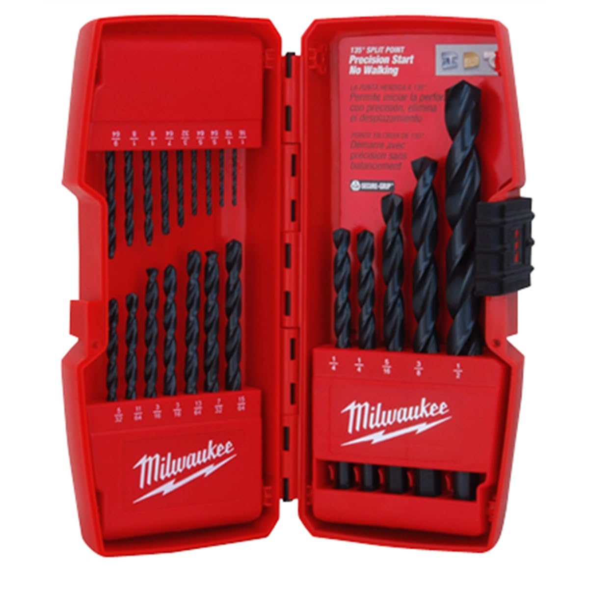 Milwaukee 48-89-2801 21-Piece Thunderbolt Black Oxide Drill Bit Set Milwaukee