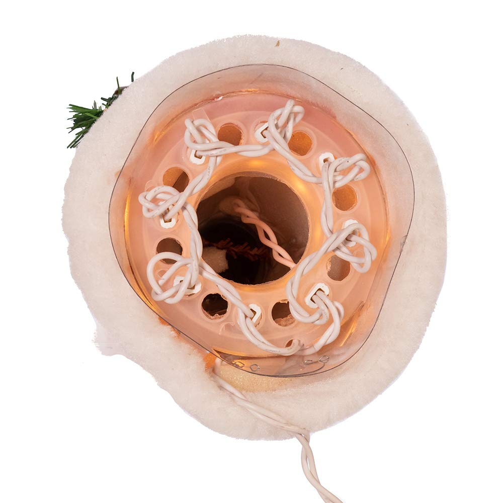 Kurt S. Adler Kurt Adler Inch UL 10-Light Santa Treetop, Multi Kurt S. Adler