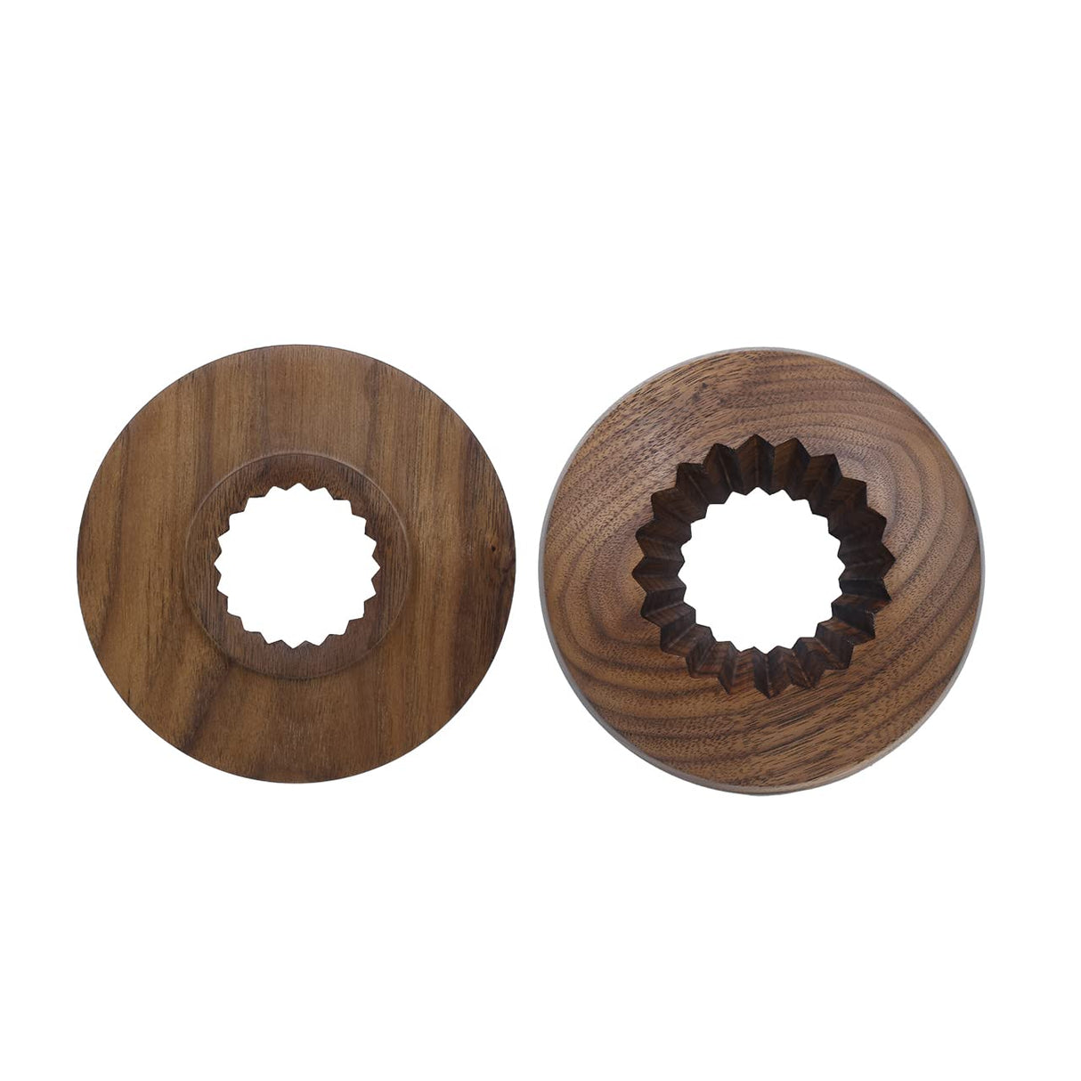 WALNUT COFFEE Handmade Origami Coffee Dripper Holder, Pour Over Coffee Stand, Walnut Wood Holder for Origami Dripper S M (Curve) WALNUT COFFEE