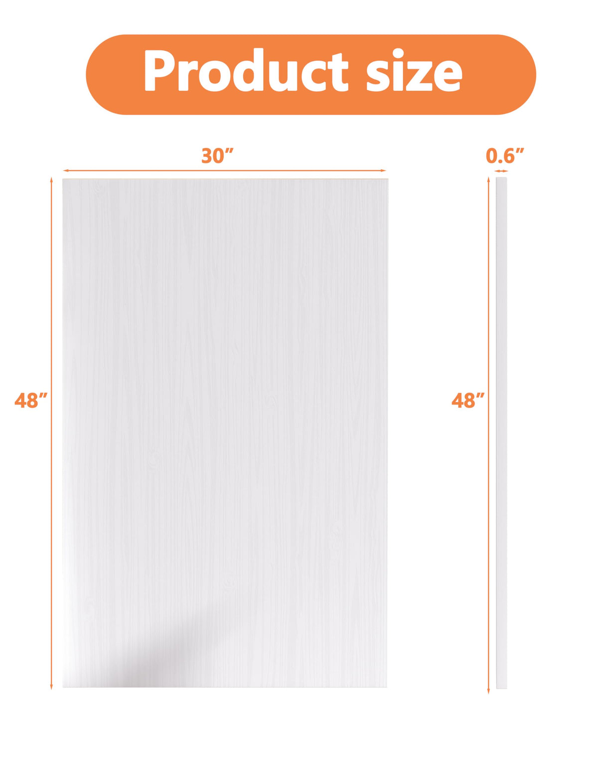 Piskyet Dog Crate Topper Wood Countertop for 48 42 36 30 24 inch Dog Cage, Dog Crate Cover,Dog Kennel Topper(Crate Not Include) (White, for 48 Inch Crate) Piskyet