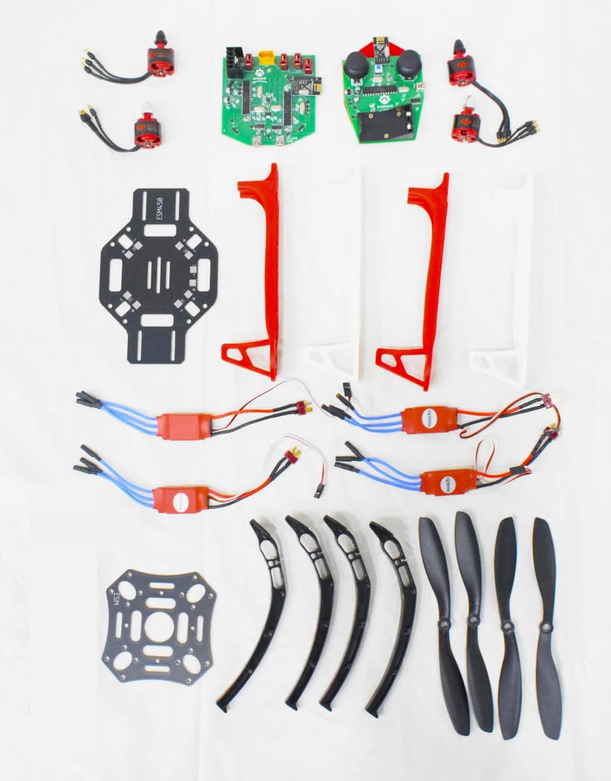 Bydroid Educational DIY STEM Drone Kit, 80+ Parts, Learn Robotics, Coding & Mechanical Design| Build your drone at home with easy assembly and Interactive Block Coding Bydroid