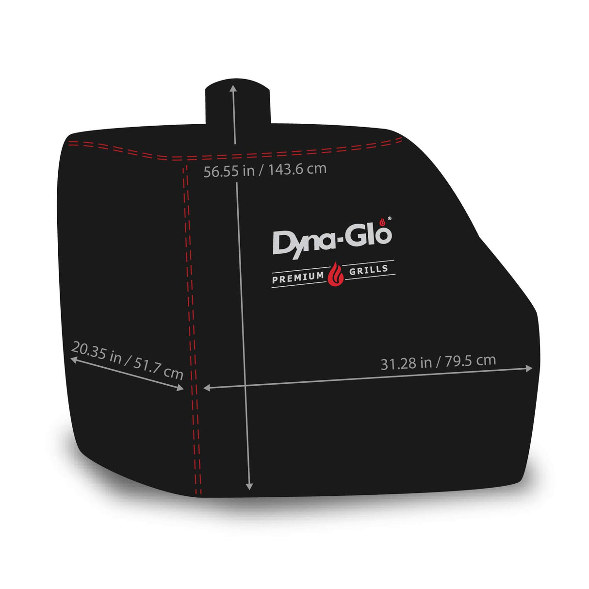 Dyna-Glo DG1890CSC Premium Vertical Offset Charcoal Smoker Cover Black Dyna-Glo