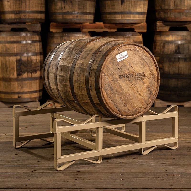Midwest Barrel Company Authentic Bourbon/Whiskey Barrel (53 Gallon) Used Genuine American Oak Wood Barrel by the Pallet (4) MIDWEST BARREL CO. EST. 2015