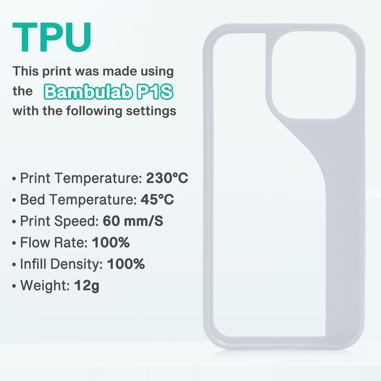 YXPOLYER TPU Filament 1.75mm 1kg 2.2lbs Soft Flexible Filament TPU 95A, 3D Printing Filament with PC Transparent Spool for Most 3D Printers and Industrial-Grade Functional Prints yxpolyer