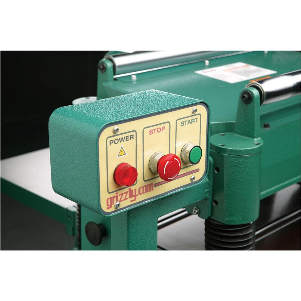 Grizzly Industrial G1033X - 20" 5 HP Helical Cutterhead Planer Grizzly Industrial