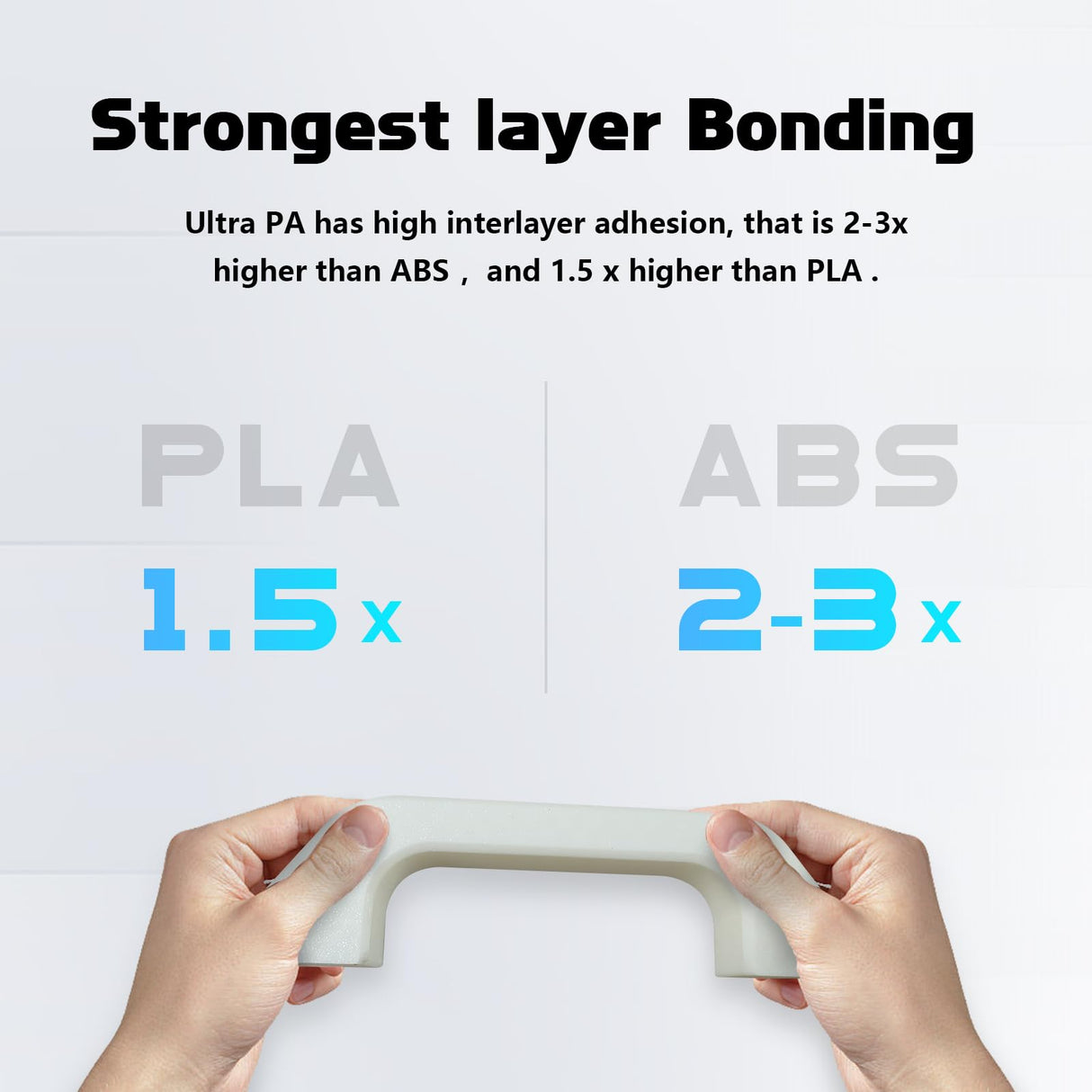 R QIDI TECHNOLOGY 3D Printer Nylon Filament, UltraPA Filament 1.75mm 1KG Spool, Natural,Strong & Tough R QIDI TECHNOLOGY