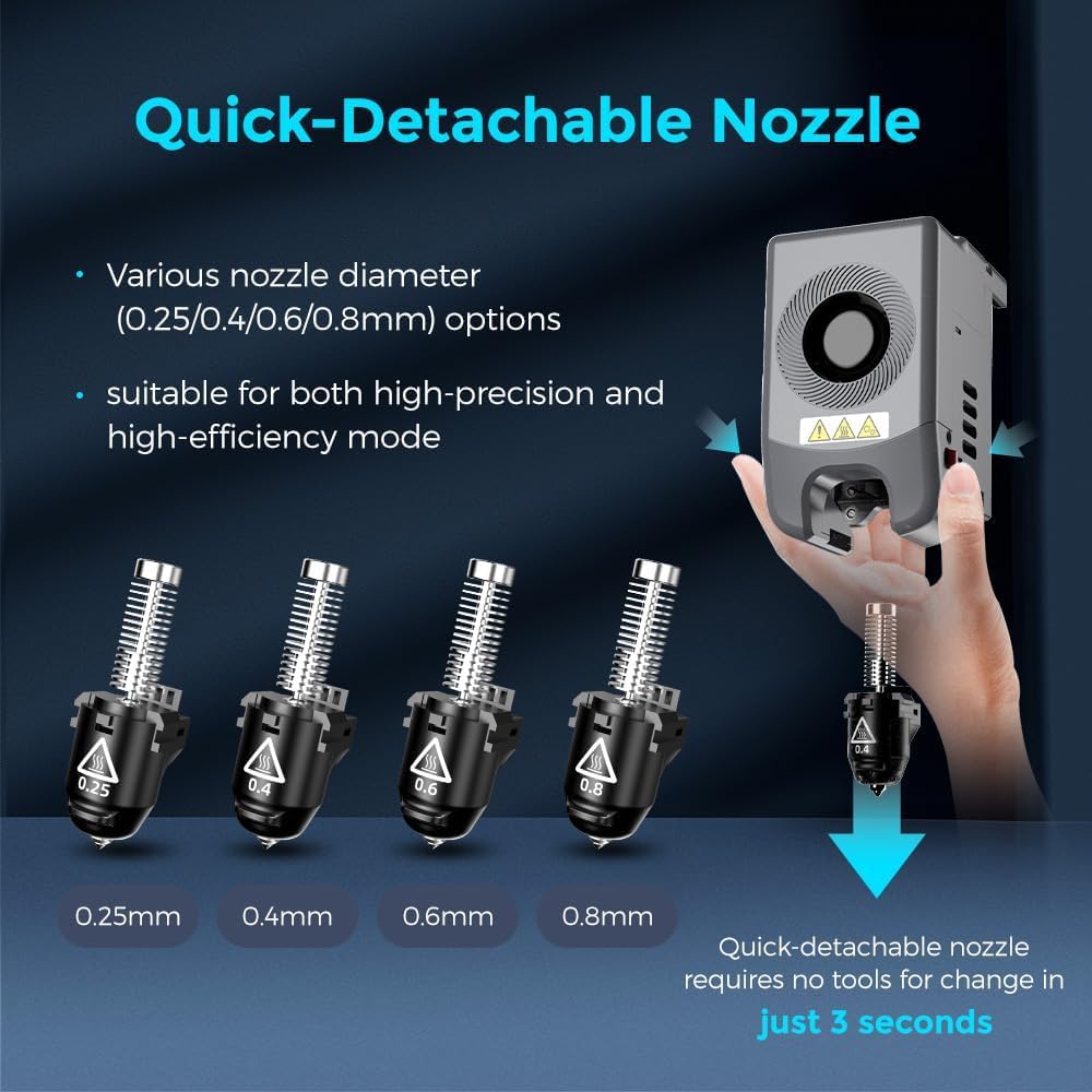 FLASHFORGE Adventurer 5M Pro 3D Printer and HS Marble Black PLA Filament FLASHFORGE