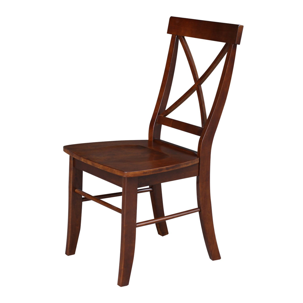 International Concepts X-Back Chair, Espresso IC International Concepts